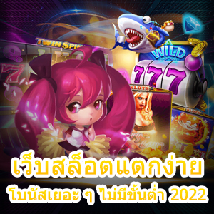 เล่นเกม เว็บสล็อตแตกง่าย โบนัสเยอะ ๆ ไม่มีขั้นต่ำ 2022 | ONE4BET